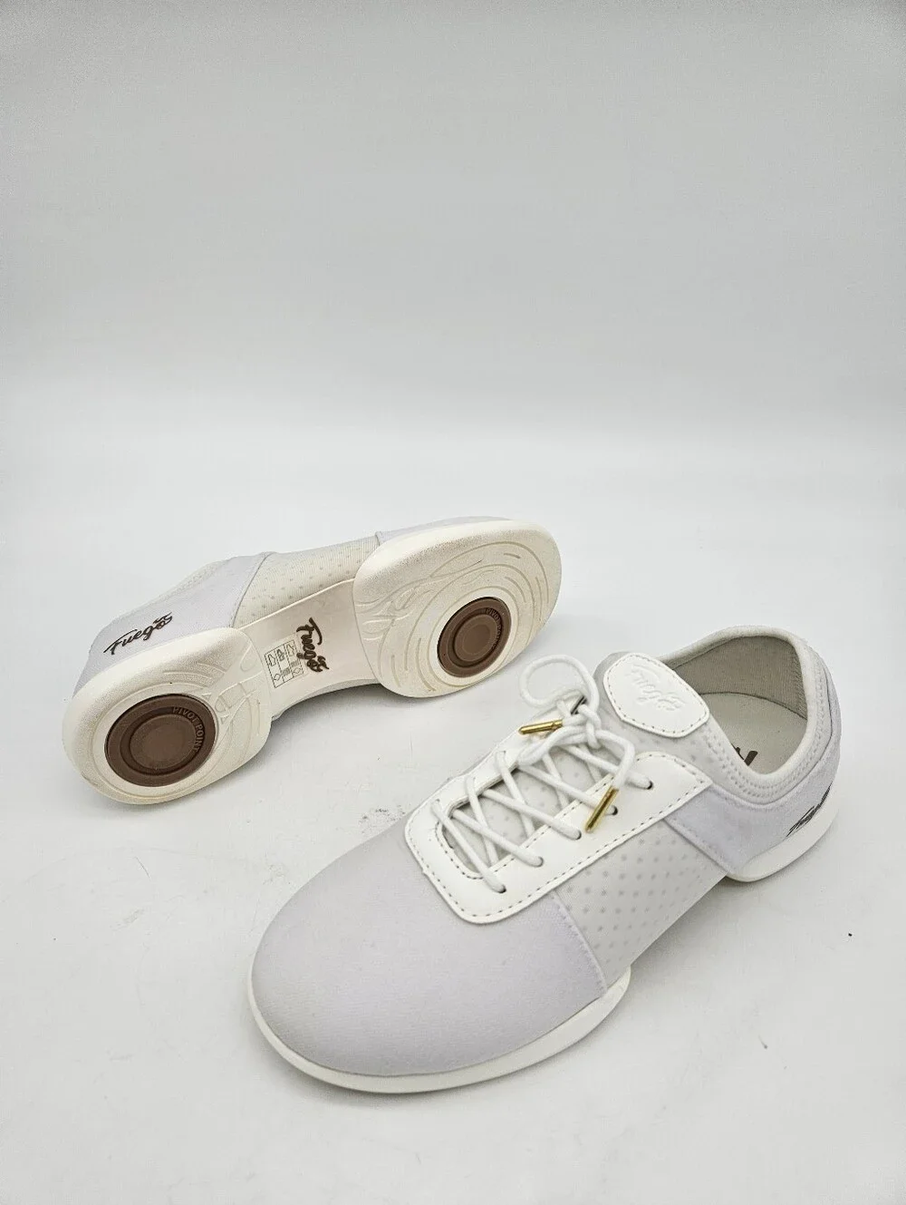 Fuego Split-Sole Womens Sneakers White Sz 7.5